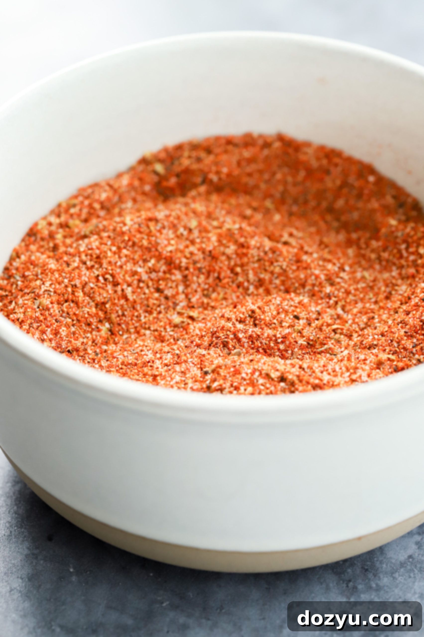 The Ultimate Chicken Taco Spice Mix 3 Seasoning mix in a bowl for tacos