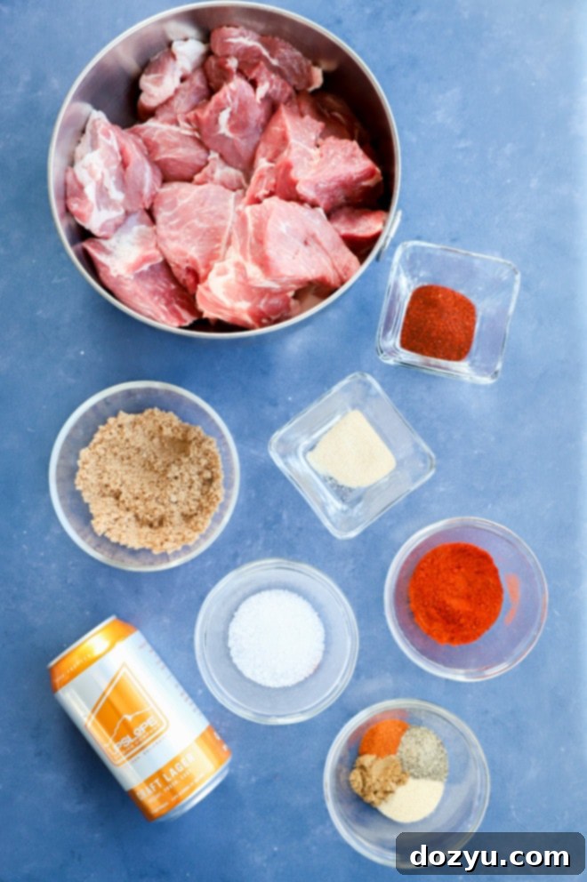 Ingredients for Instant Pot pulled pork image