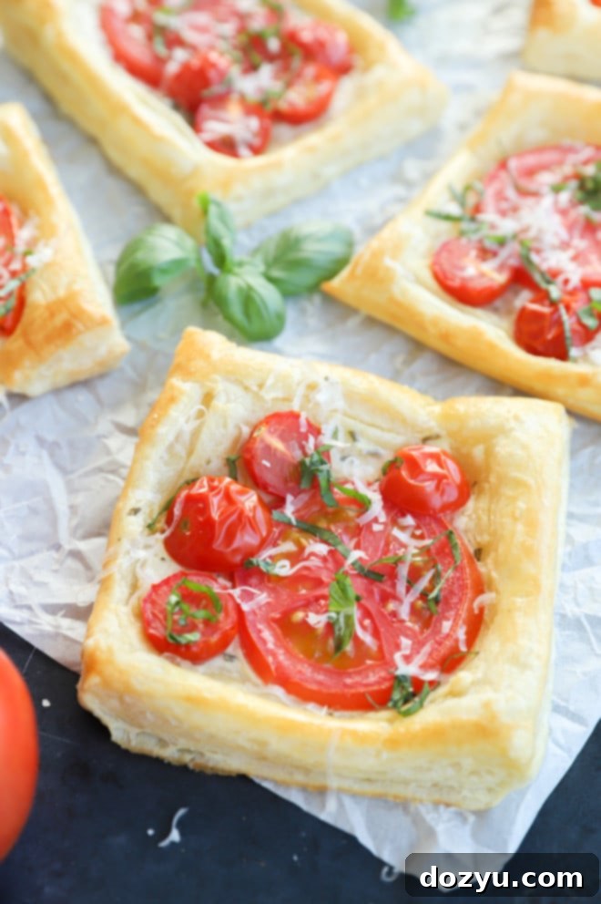 Image of appetizers on parchment paper 
