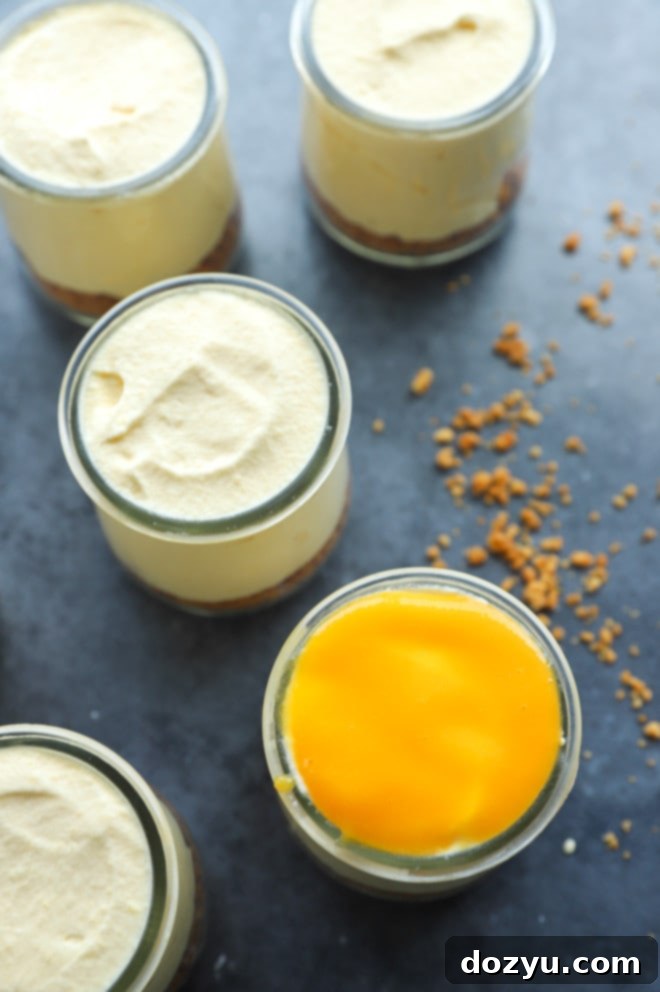Sweet Mango Mousse with a Spicy Citrus Crunch 6 Image of assemble mango mousse cups