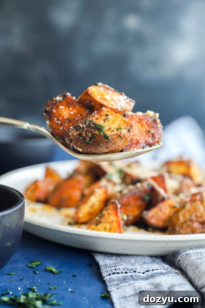 Fried mexican potatoes on spoon image
