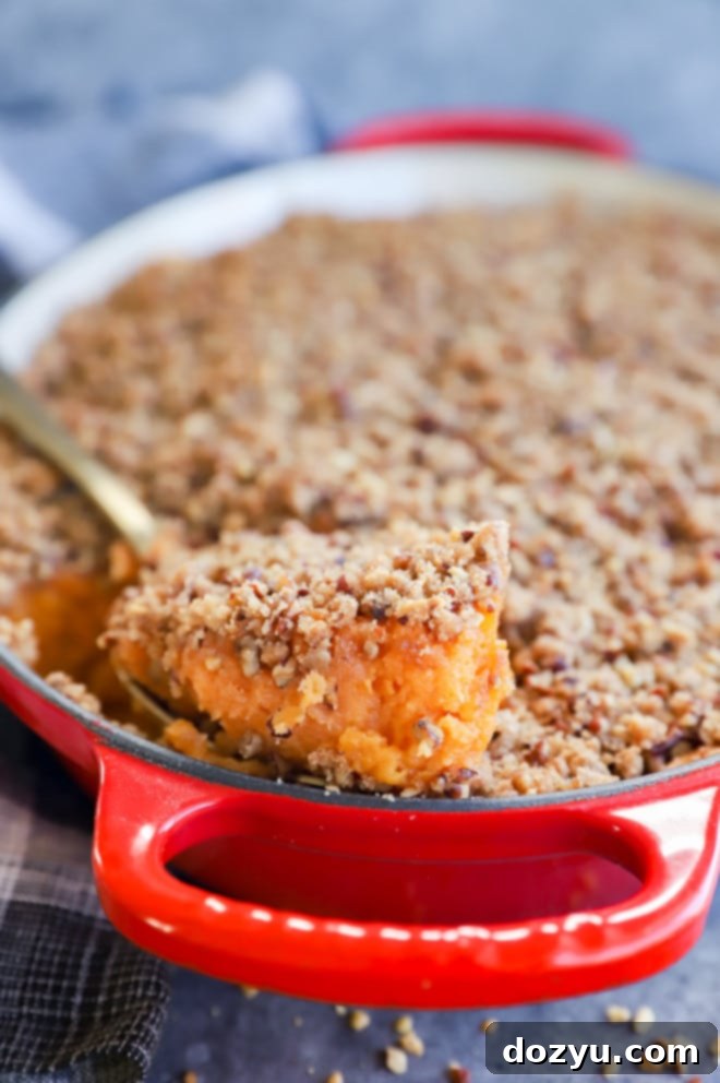 Golden Sweet Potato Cloud 2 Spoonful of side dish with Thanksgiving casserole