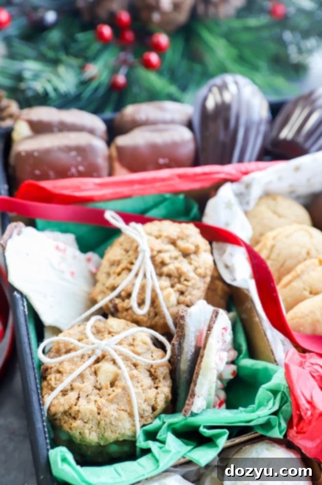 Mükemmel Yılbaşı Kurabiye Kutusu Nasıl Hazırlanır 3 Stack of treats tied up with twine