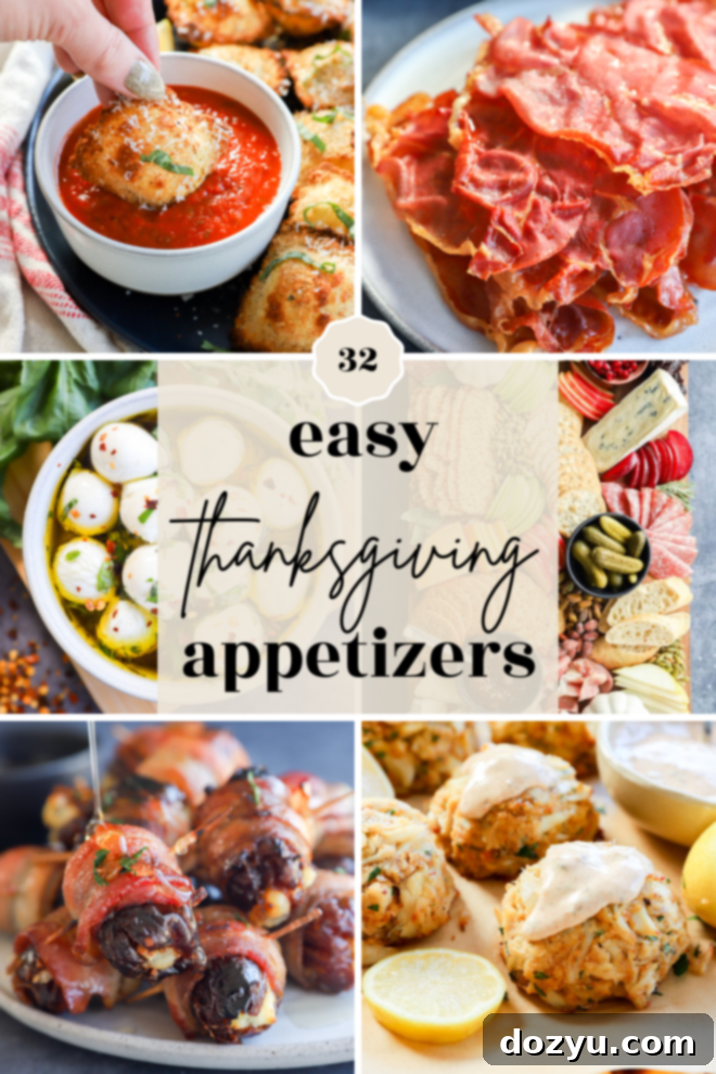easy thanksgiving appetizers pinterest picture