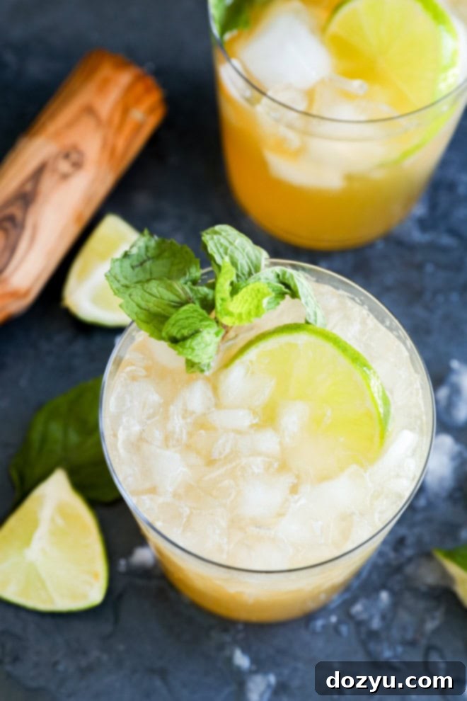 Ipanema Mocktail 7 easy passion fruit mocktail with lime and mint