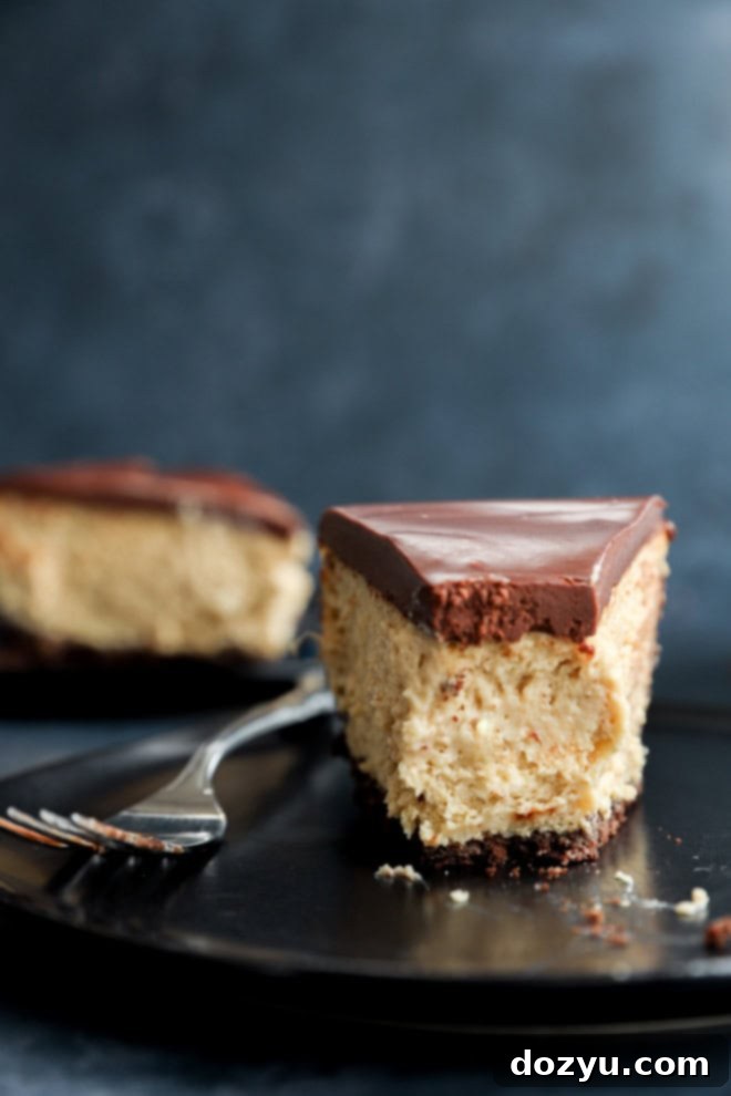 slices of irish cream dessert cake on plate with fork