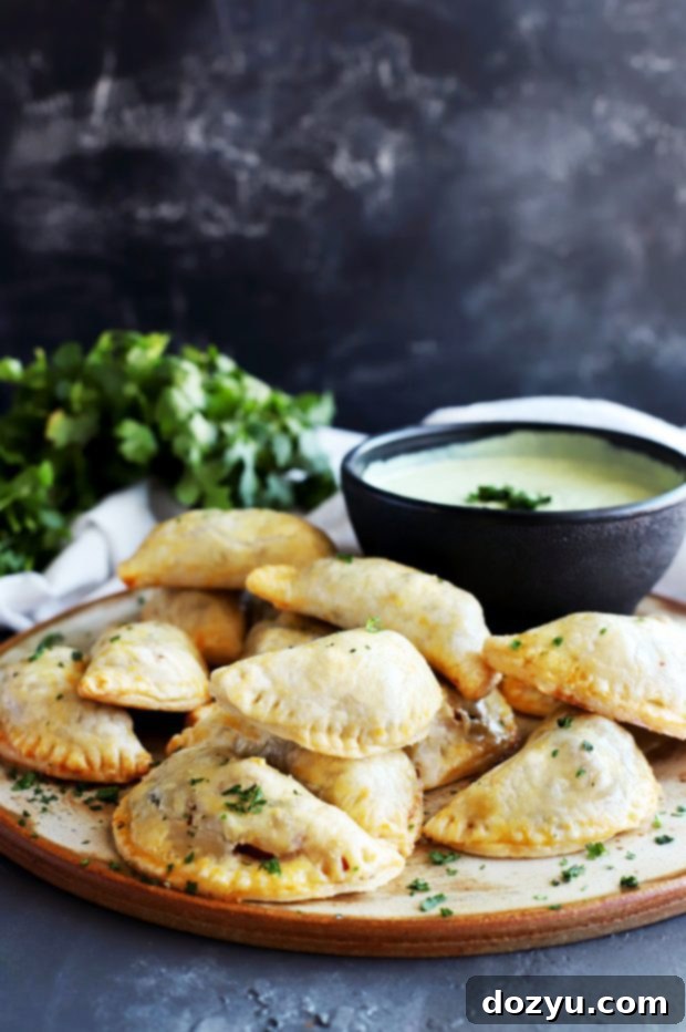 Flawless Empanada Dough Made Easy 9 Butternut Squash Goat Cheese Empanadas with Avocado Dipping Sauce