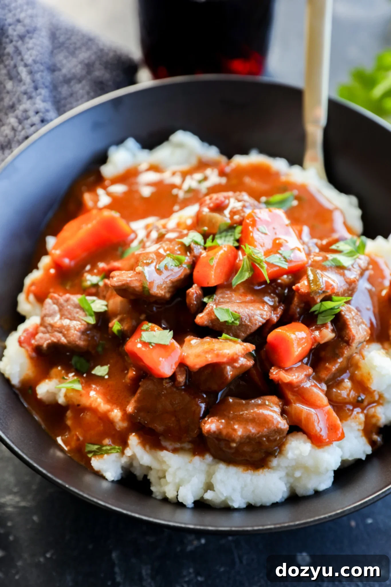 Instant Pot Mulled Wine Beef Bourguignon