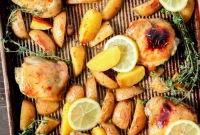 Lemon Herb Roasted Chicken and Potatoes